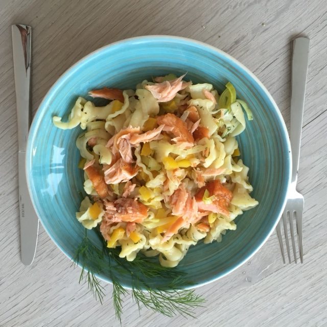 pasta-met-zalm-en-groenten