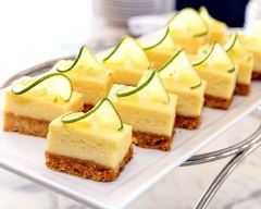 Petits cheesecakes au citron vert
